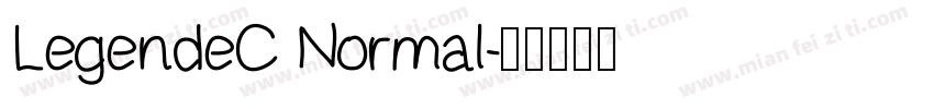 LegendeC Normal字体转换